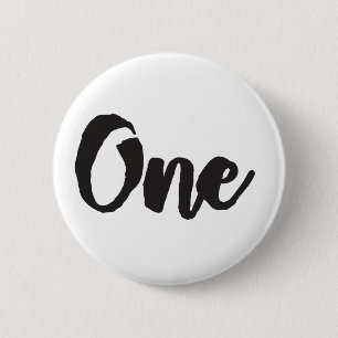 Bóton Redondo 5.08cm Um primeiro aniversario Primeiro Aniversário Meu 1