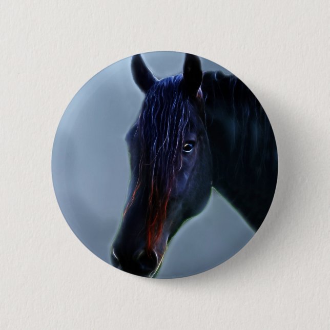 Bóton Redondo 5.08cm Uma curiosidade equina (Frente)