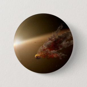 Bóton Redondo 5.08cm Uma Erupção Enorme Em Torno Do Star Ngc 2547-Id8.