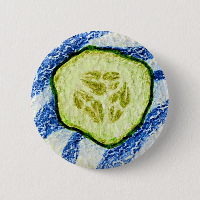 Bóton Redondo 5.08cm Uma fatia de verão (Frente)