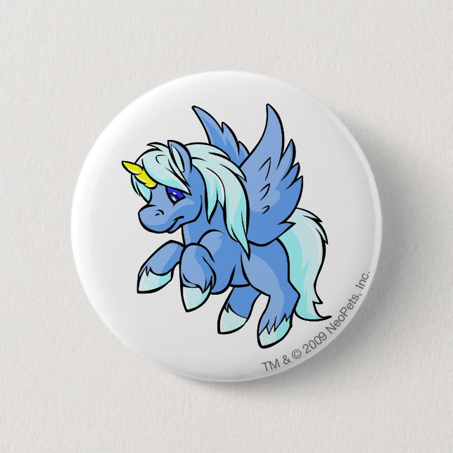 Bóton Redondo 5.08cm Uni azul (Frente)