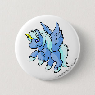 Bóton Redondo 5.08cm Uni azul