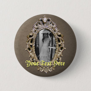 Bóton Redondo 5.08cm Único botão elegante do quadro