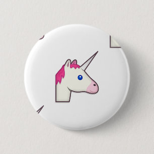 Bóton Redondo 5.08cm unicorn emoji