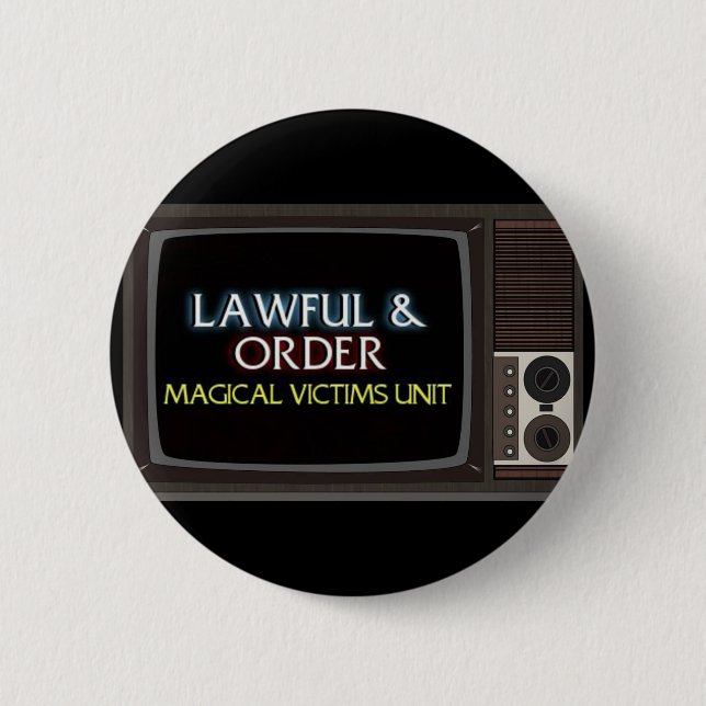 Bóton Redondo 5.08cm Unidade mágica das vítimas (Frente)