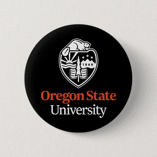Bóton Redondo 5.08cm Universidade Estadual do Oregon