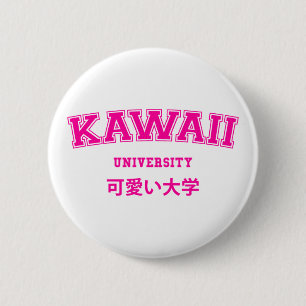 BÓTON REDONDO 5.08CM UNIVERSIDADE KAWAII