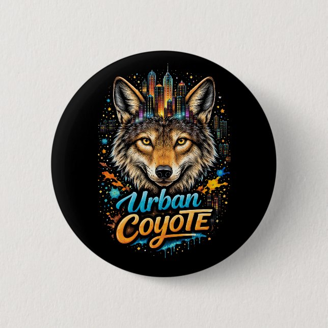 Bóton Redondo 5.08cm Urban Coyote (Frente)