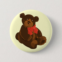 Bóton Redondo 5.08cm Urso de desenho animado bonito
