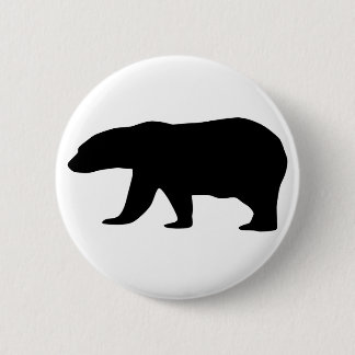 Bóton Redondo 5.08cm Urso polar