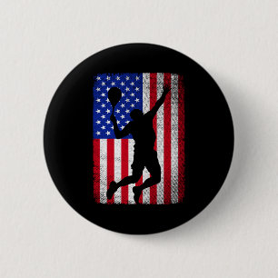 Bóton Redondo 5.08cm Usa bandeira americana tênis para homens mulheres