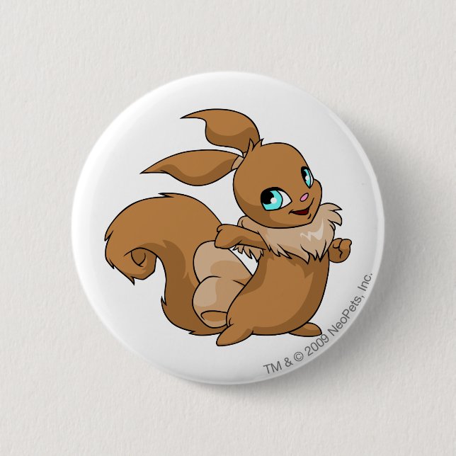 Bóton Redondo 5.08cm Usul Brown (Frente)