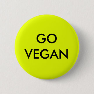 Bóton Redondo 5.08cm Vai o emblema do Vegan