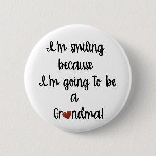 Bóton Redondo 5.08cm Vai ser um Botão da Vovó