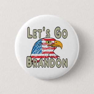 Bóton Redondo 5.08cm Vamos Go Brandon