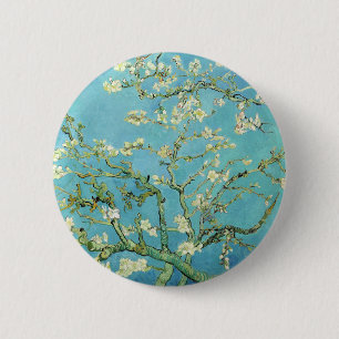 Bóton Redondo 5.08cm Van Gogh Almond Blossoms