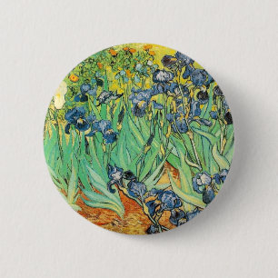 Bóton Redondo 5.08cm Van Gogh Irises