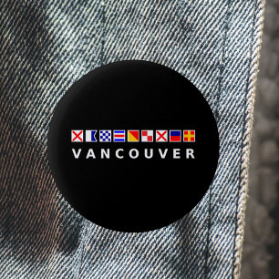 Bóton Redondo 5.08cm Vancouver Canadá - Sinalizadores náuticos de naveg
