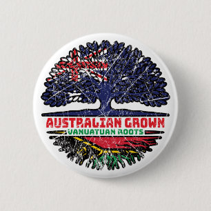 Bóton Redondo 5.08cm Vanuatu Vanuatu Australiano Austrália Árvore