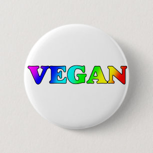 Bóton Redondo 5.08cm Vegan do arco-íris