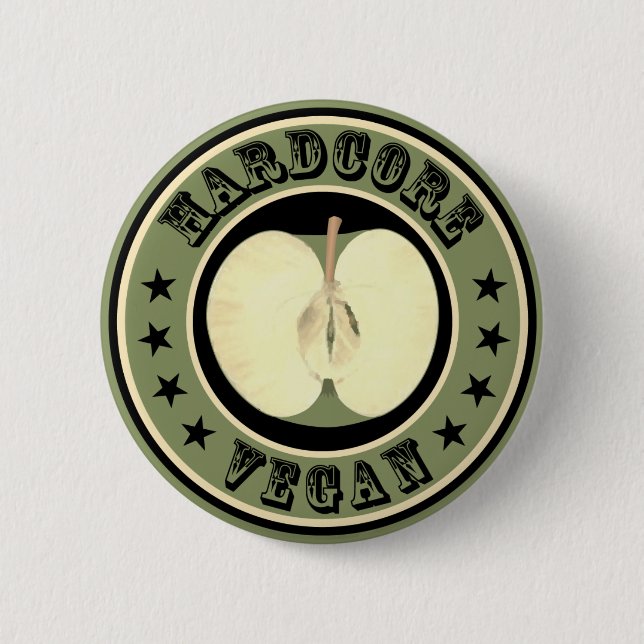 Bóton Redondo 5.08cm Vegan incondicional (Frente)