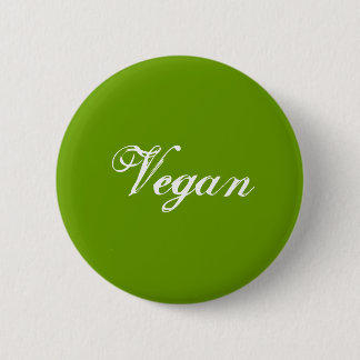 Bóton Redondo 5.08cm Vegan.Verde. Slogan.Personalizado