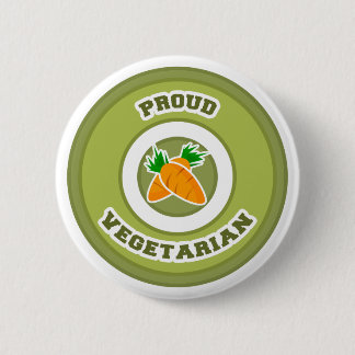 Bóton Redondo 5.08cm Vegetariano orgulhoso