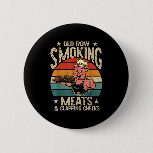 Bóton Redondo 5.08cm Velhas Linhas Fumando Refeições E Fapeando Cheeks 