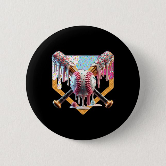 Bóton Redondo 5.08cm Vender Drill Para Rapazes Drill De Sorvete Para Me (Frente)