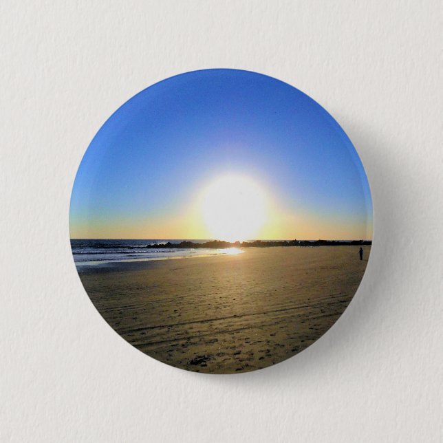 Bóton Redondo 5.08cm Venice Beach Sunset (Frente)