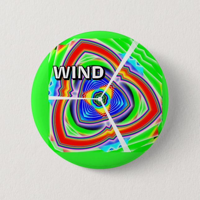 Bóton Redondo 5.08cm VENTO (você pode mudar a palavra) (Frente)