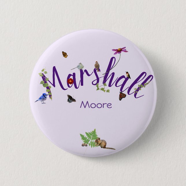 Bóton Redondo 5.08cm verão com personalidade: (Frente)