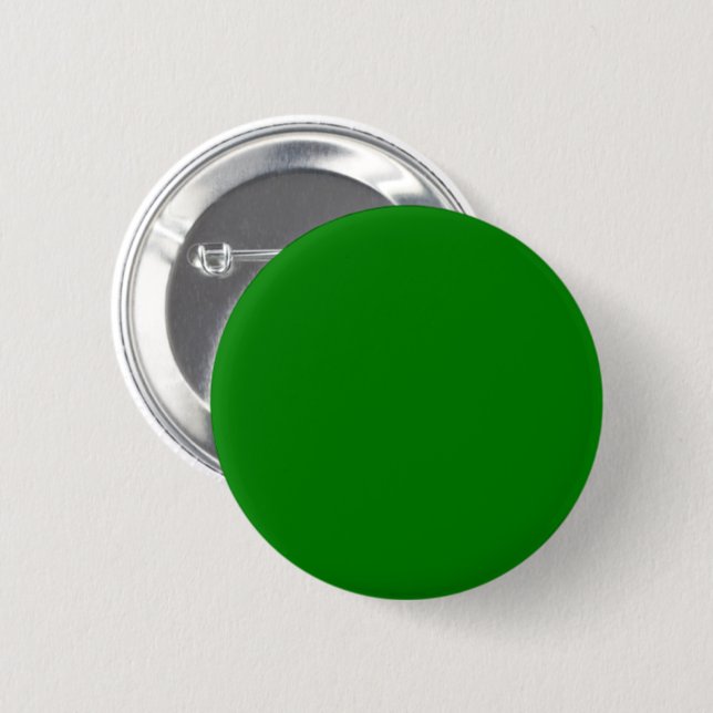 Bóton Redondo 5.08cm Verde brilhante sólido (Frente & Verso)