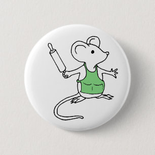 Bóton Redondo 5.08cm Verde-rato-baia