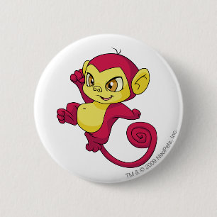 Bóton Redondo 5.08cm Vermelho de Mynci