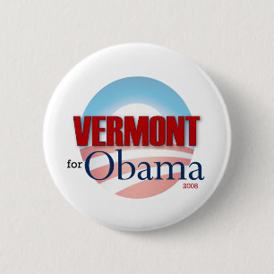 Bóton Redondo 5.08cm VERMONT para Obama