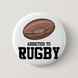 Bóton Redondo 5.08cm Viciado ao rugby