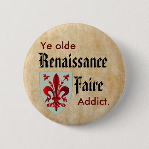 Bóton Redondo 5.08cm Viciado do YE Olde RenFaire