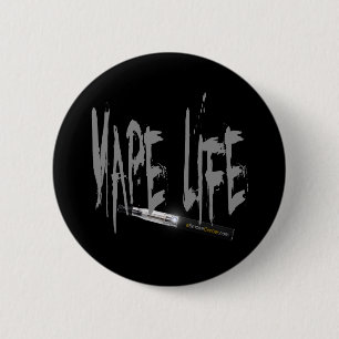 Bóton Redondo 5.08cm Vida de Vape!