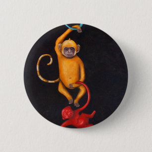 Bóton Redondo 5.08cm Vida em um mundo plástico