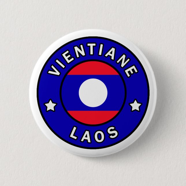 Bóton Redondo 5.08cm Vientiane Laos (Frente)