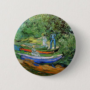Bóton Redondo 5.08cm Vincent van Gogh - Banco do Oise em Auvers