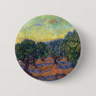 Bóton Redondo 5.08cm Vincent Van Gogh Olival Impressionismo Arte