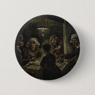 Bóton Redondo 5.08cm Vincent Van Gogh - Os Comedores De Batata