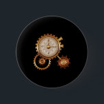 Bóton Redondo 5.08cm Vintage Clock Time Machine Time Viagem Science Fic<br><div class="desc">Esta Vintage Clock Time Machine Time Viagem Science Fiction design gráfico Gift é um presente perfeito para homens,  mulheres,  crianças! Também é um presente ideal no Natal ou Aniversários,  e em qualquer ocasião de doação!</div>