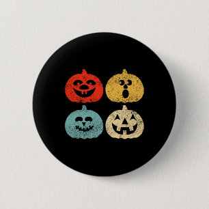 Bóton Redondo 5.08cm Vintage Halloween Pumpkin Mulheres