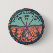 Vintage Womans Land Army Feminist Suffrage Protest
