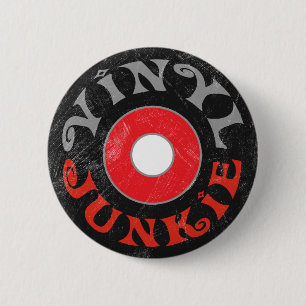 Bóton Redondo 5.08cm Vinyl Junkie