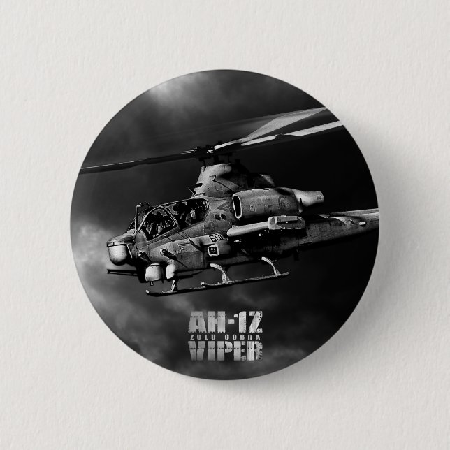 Bóton Redondo 5.08cm Viper AH-1Z (Frente)