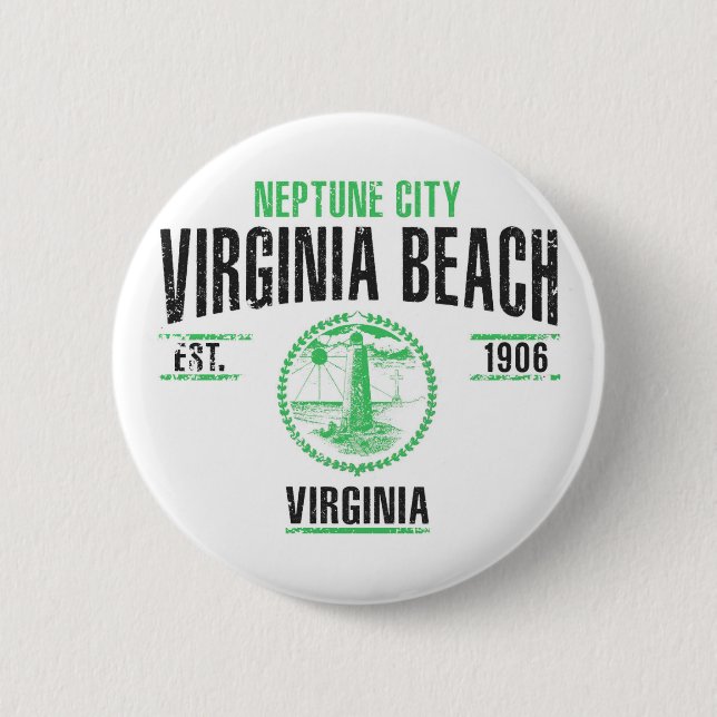 Bóton Redondo 5.08cm Virginia Beach (Frente)